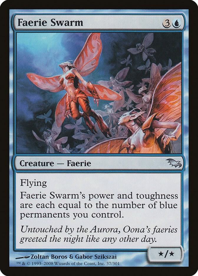 Faerie Swarm 37 card from Shadowmoor