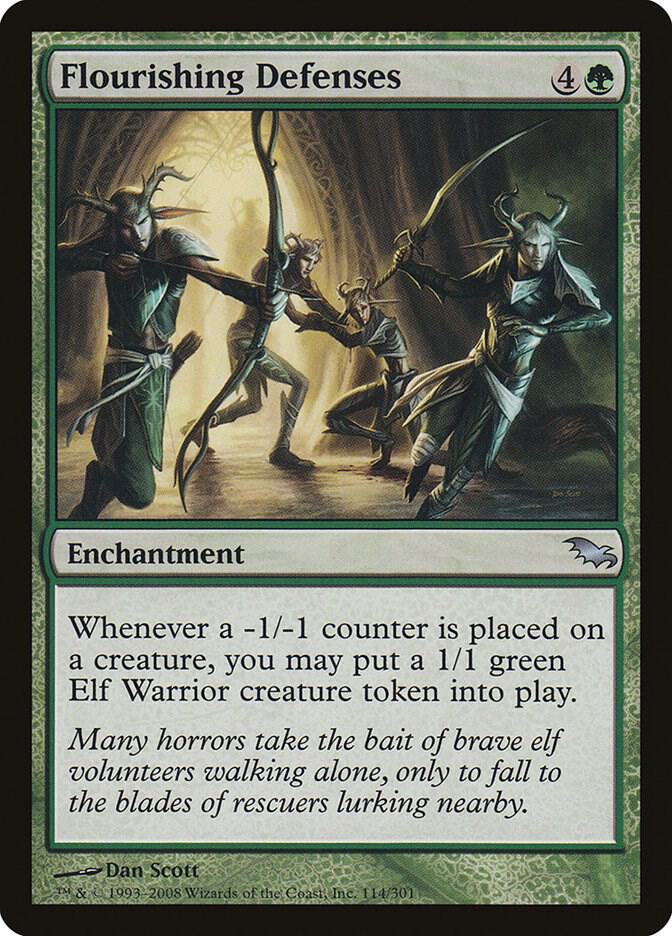 Flourishing Defenses 114 card from Shadowmoor