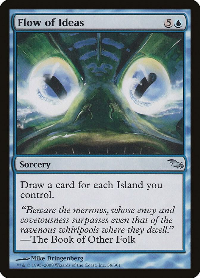 Flow of Ideas 38 card from Shadowmoor