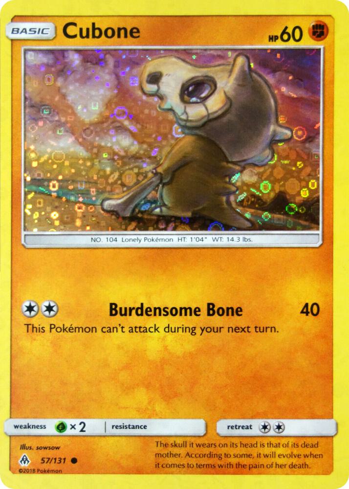 Cubone - 57/131 (General Mills Promo) 057/131 card from Miscellaneous Cards & Products
