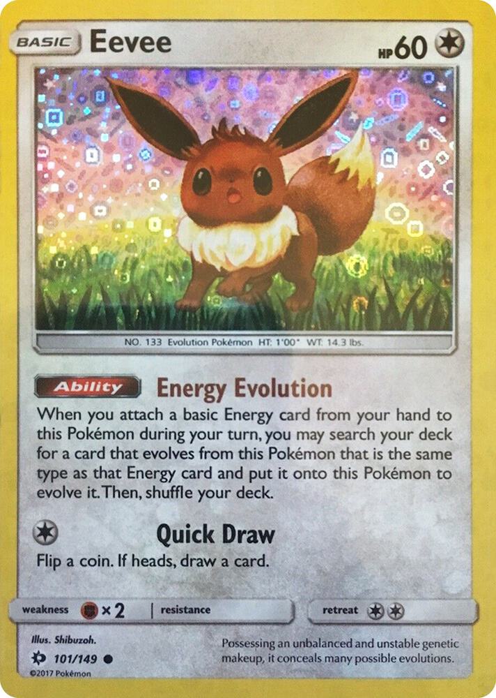 Eevee (General Mills Promo) 101/149 card from Miscellaneous Cards & Products