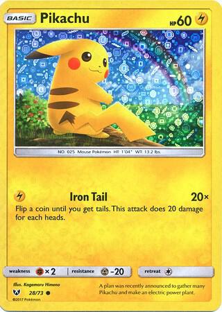 Pikachu - 28/73 (General Mills) 028/073 card from Miscellaneous Cards & Products