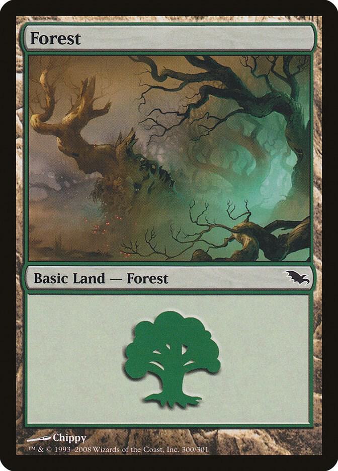 Forest 300 card from Shadowmoor