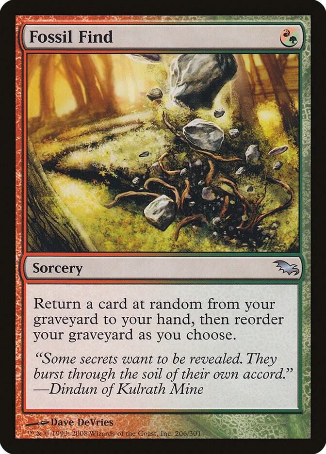 Fossil Find 206 card from Shadowmoor