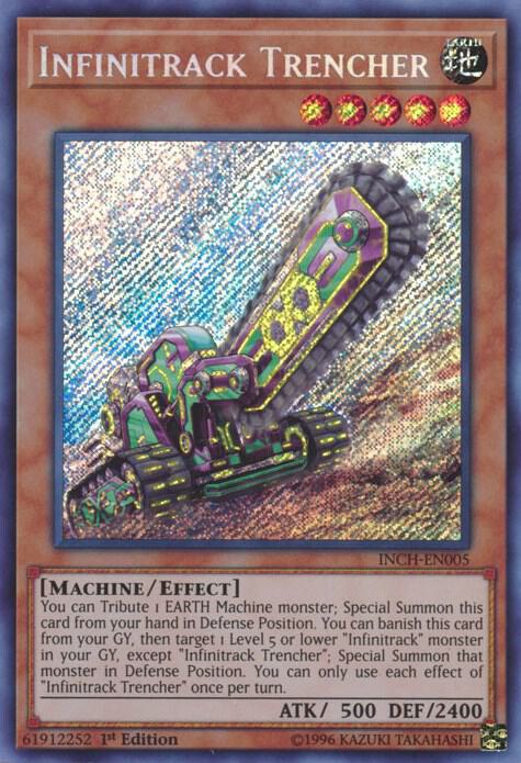 Infinitrack Trencher INCH-EN005 card from The Infinity Chasers