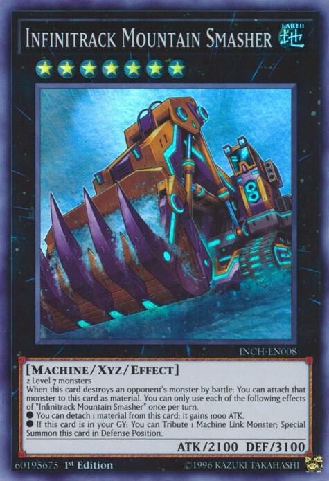Infinitrack Mountain Smasher INCH-EN008 card from The Infinity Chasers
