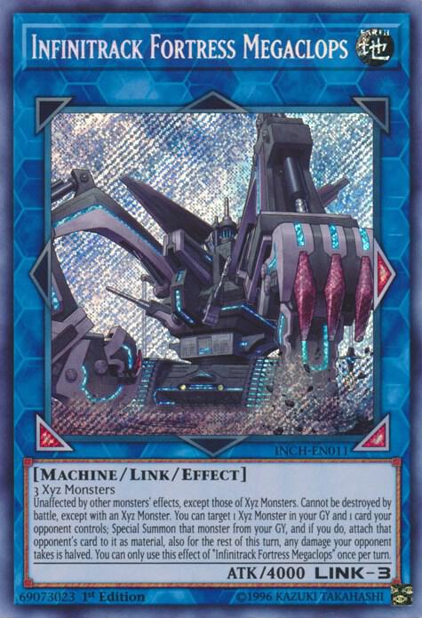 Infinitrack Fortress Megaclops INCH-EN011 card from The Infinity Chasers