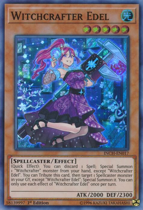 Witchcrafter Edel INCH-EN017 card from The Infinity Chasers