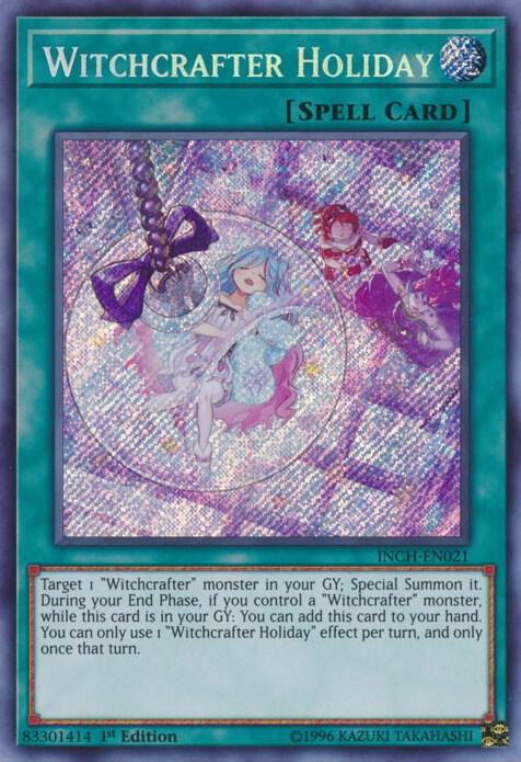Witchcrafter Holiday INCH-EN021 card from The Infinity Chasers