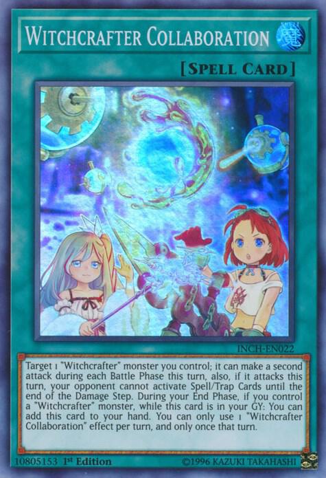 Witchcrafter Collaboration INCH-EN022 card from The Infinity Chasers