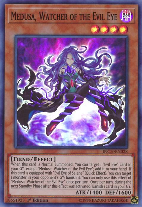Medusa, Watcher of the Evil Eye INCH-EN028 card from The Infinity Chasers