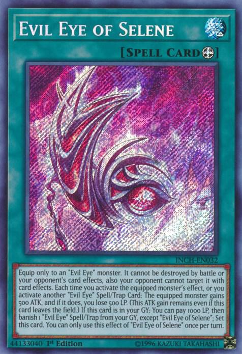 Evil Eye of Selene INCH-EN032 card from The Infinity Chasers