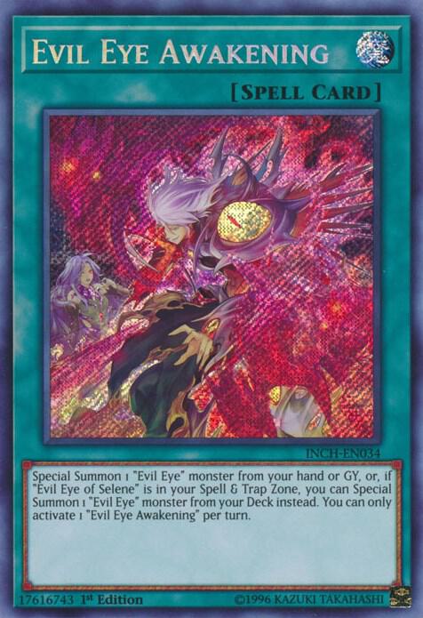 Evil Eye Awakening INCH-EN034 card from The Infinity Chasers