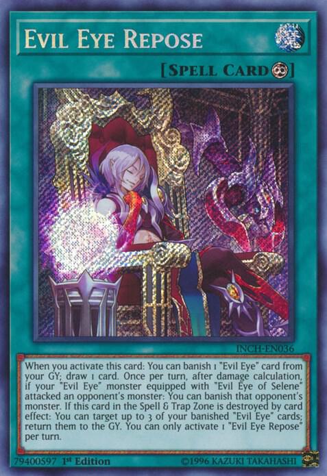 Evil Eye Repose INCH-EN036 card from The Infinity Chasers