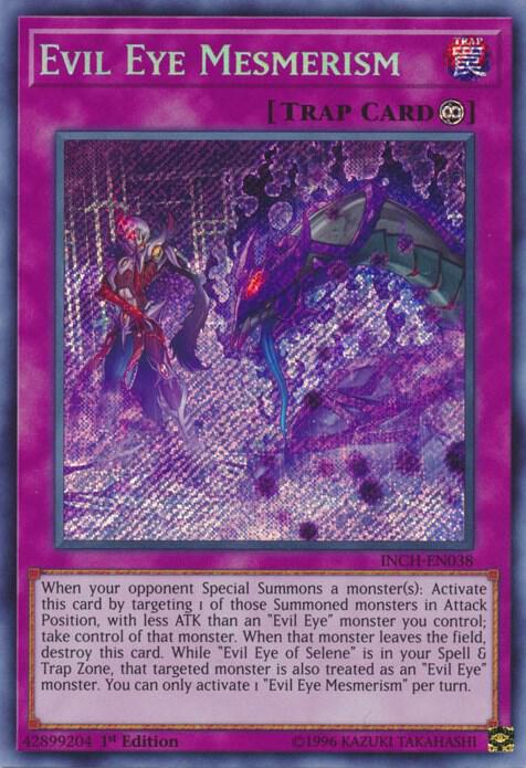 Evil Eye Mesmerism INCH-EN038 card from The Infinity Chasers