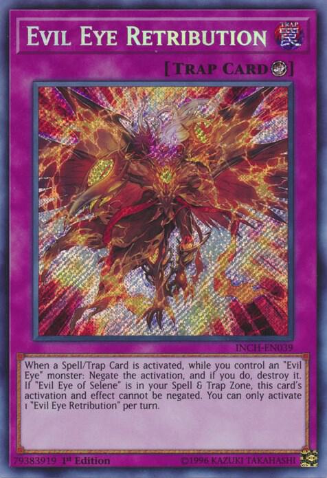Evil Eye Retribution INCH-EN039 card from The Infinity Chasers