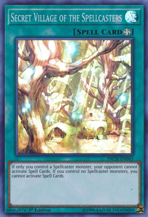 Secret Village of the Spellcasters INCH-EN043 card from The Infinity Chasers