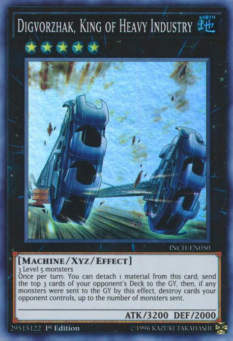 Digvorzhak, King of Heavy Industry INCH-EN050 card from The Infinity Chasers