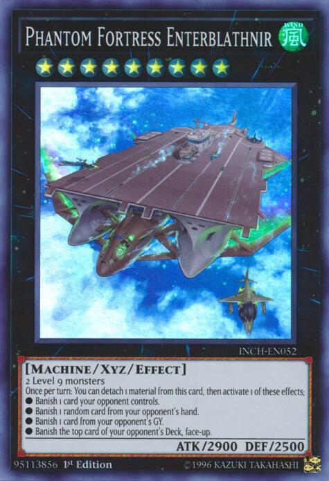 Phantom Fortress Enterblathnir INCH-EN052 card from The Infinity Chasers