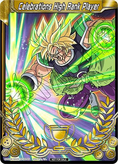 Celebrations High Rank Player (Celebrations 2019 - Merit Card - Top 50) card from Tournament Promotion Cards
