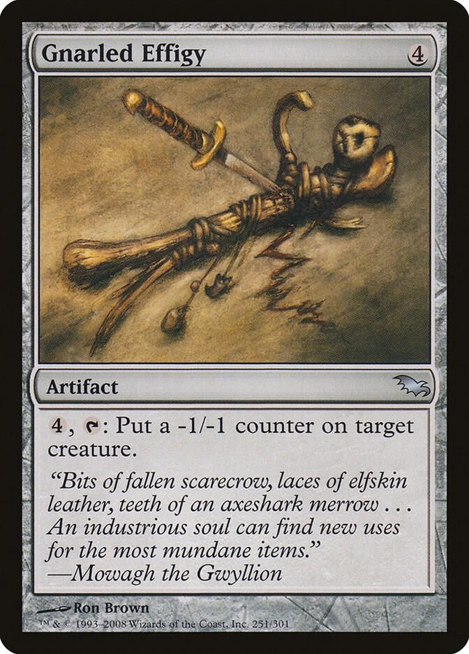 Gnarled Effigy 251 card from Shadowmoor