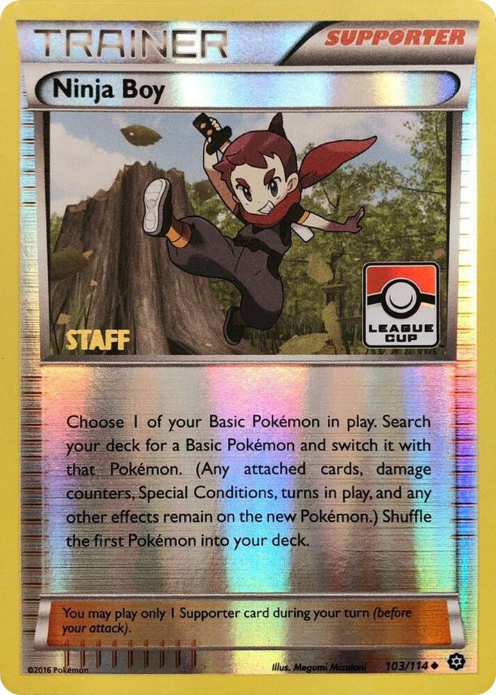 Ninja Boy (League Cup) [Staff] 103/114 card from League & Championship Cards