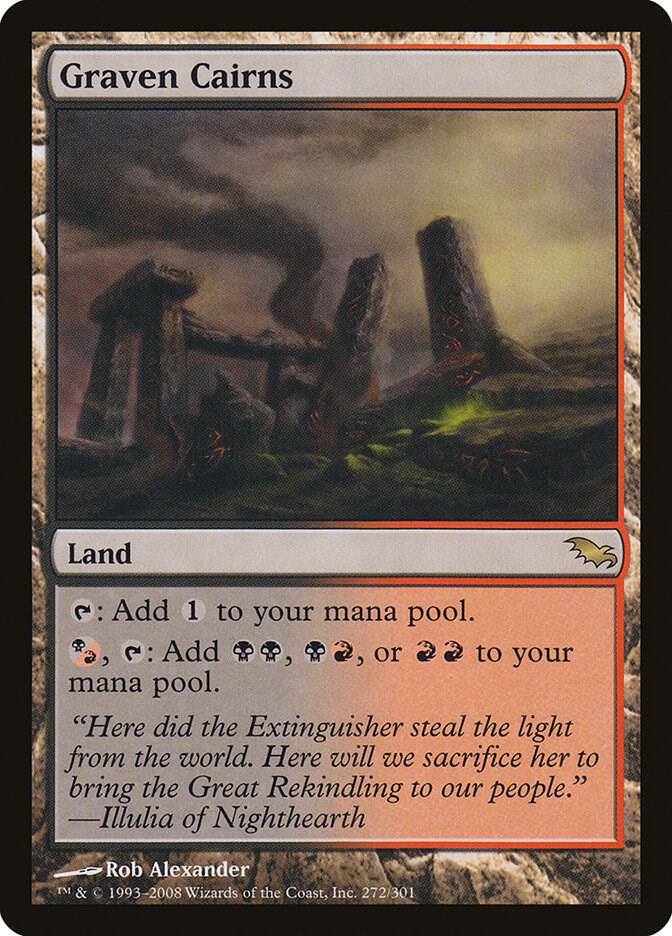 Graven Cairns 272 card from Shadowmoor
