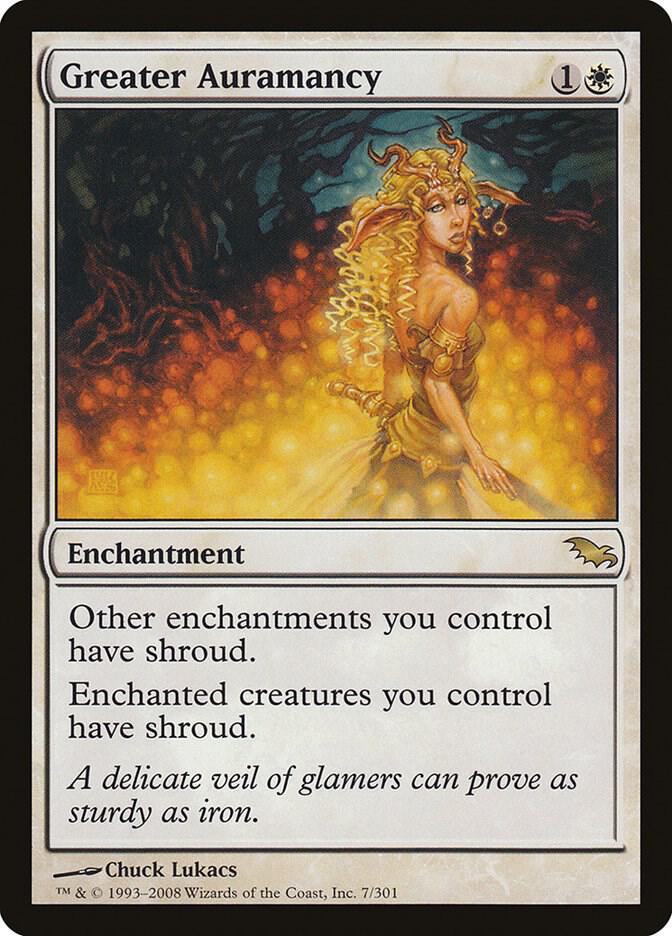 Greater Auramancy 7 card from Shadowmoor