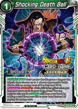 Shocking Death Ball (Level 2) BT5-075 card from Judge Promotion Cards