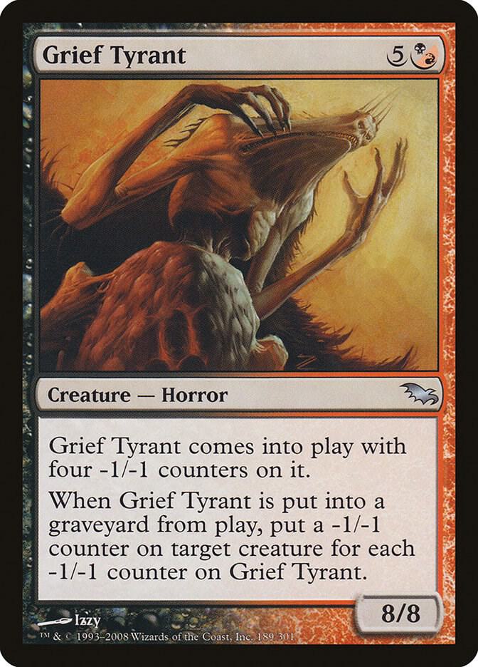 Grief Tyrant 189 card from Shadowmoor