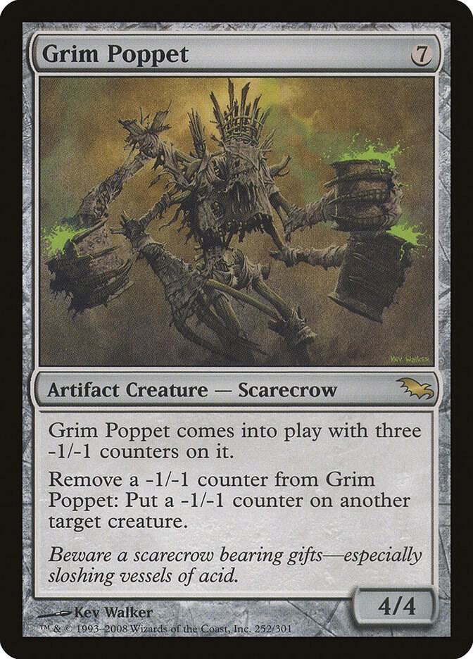 Grim Poppet 252 card from Shadowmoor
