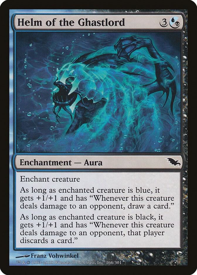 Helm of the Ghastlord 166 card from Shadowmoor