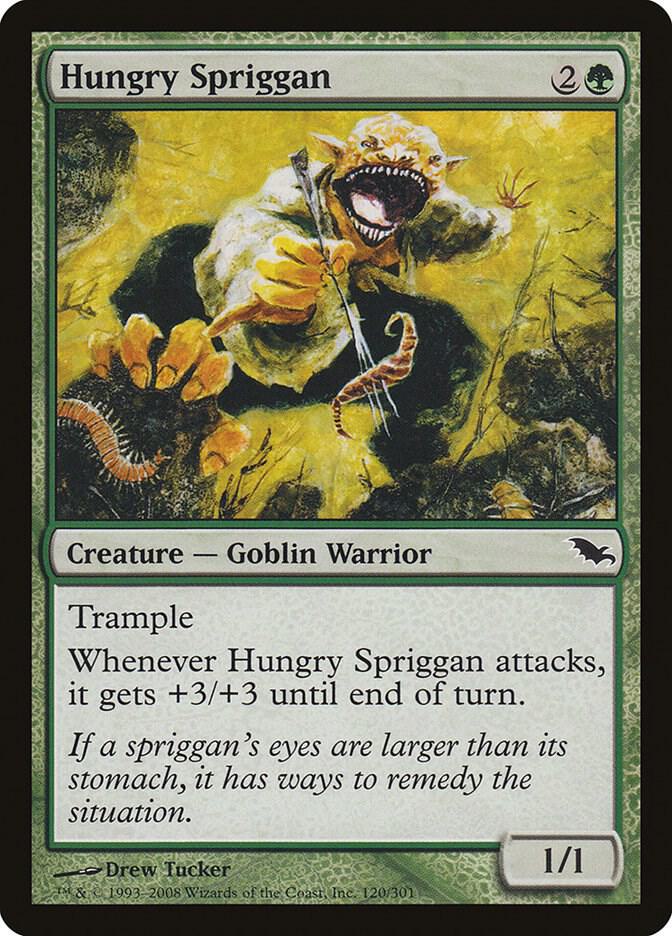 Hungry Spriggan 120 card from Shadowmoor