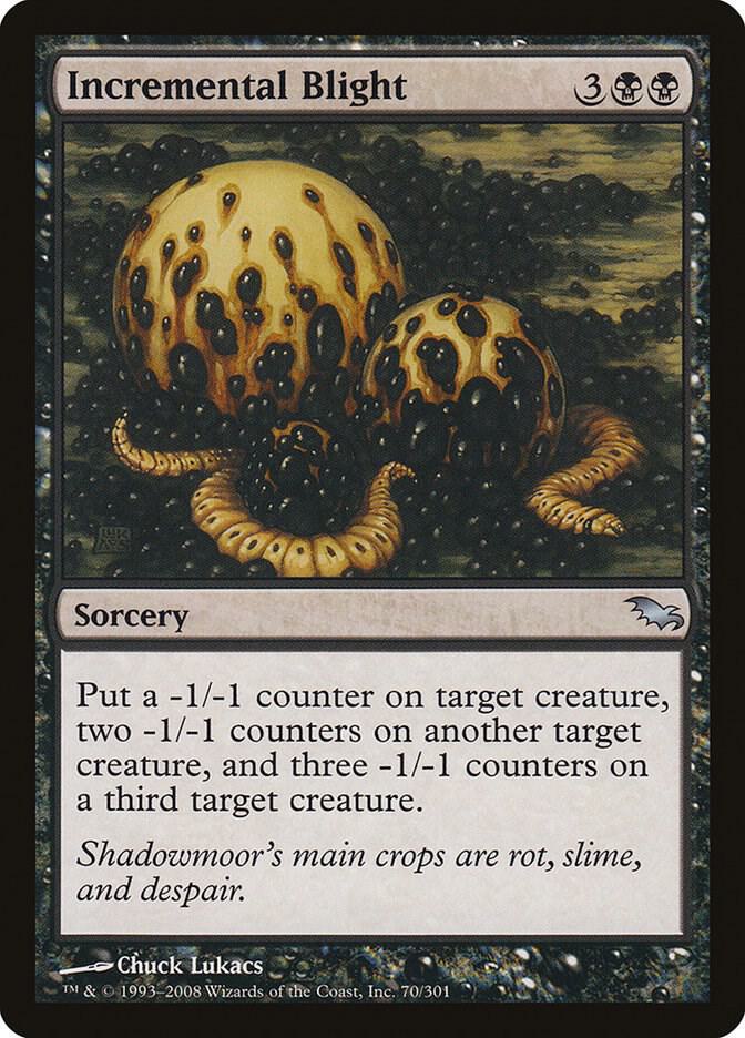 Incremental Blight 70 card from Shadowmoor