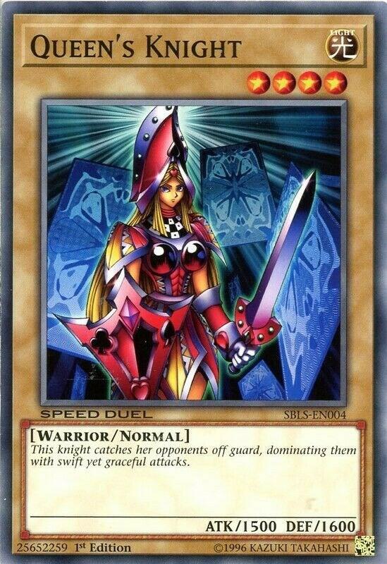 Queen's Knight SBLS-EN004 card from Speed Duel: Arena of Lost Souls