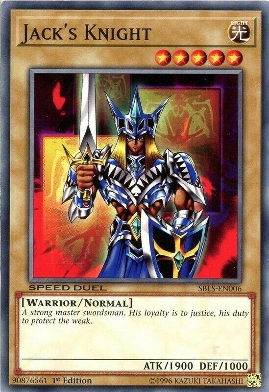 Jack's Knight SBLS-EN006 card from Speed Duel: Arena of Lost Souls