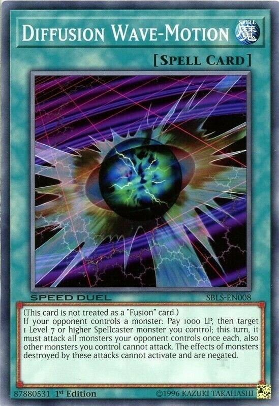 Diffusion Wave-Motion SBLS-EN008 card from Speed Duel: Arena of Lost Souls