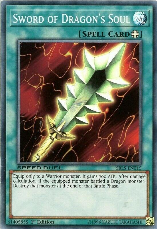 Sword of Dragon's Soul SBLS-EN015 card from Speed Duel: Arena of Lost Souls