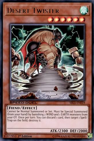 Desert Twister SBLS-EN019 card from Speed Duel: Arena of Lost Souls