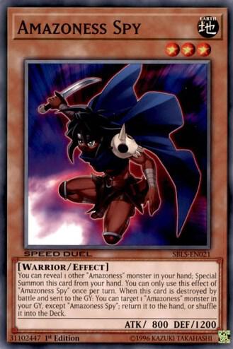 Amazoness Spy SBLS-EN021 card from Speed Duel: Arena of Lost Souls