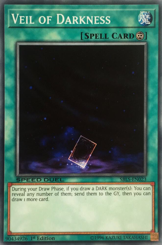 Veil of Darkness SBLS-EN023 card from Speed Duel: Arena of Lost Souls