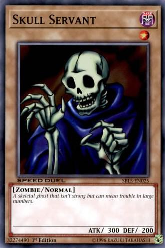 Skull Servant SBLS-EN025 card from Speed Duel: Arena of Lost Souls