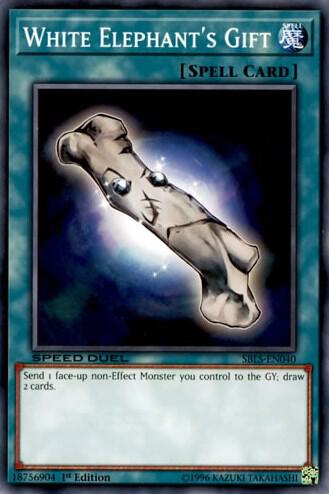 White Elephant's Gift SBLS-EN040 card from Speed Duel: Arena of Lost Souls