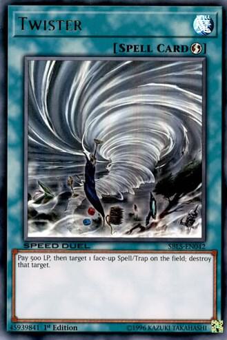 Twister SBLS-EN042 card from Speed Duel: Arena of Lost Souls
