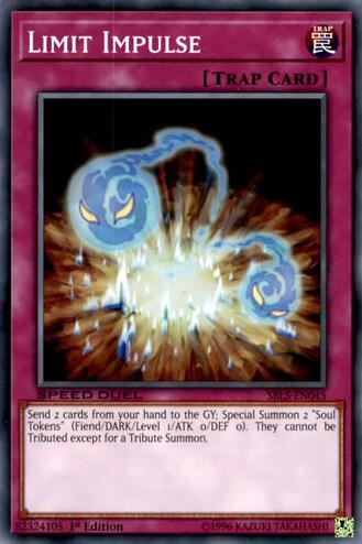 Limit Impulse SBLS-EN045 card from Speed Duel: Arena of Lost Souls
