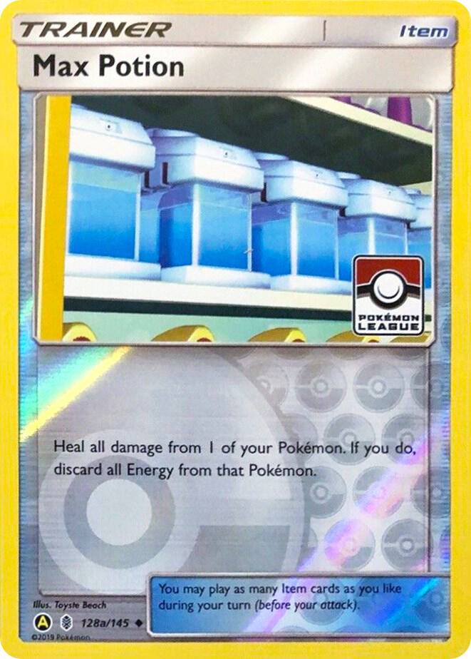 Max Potion (Pokemon League) 128a/145 card from League & Championship Cards