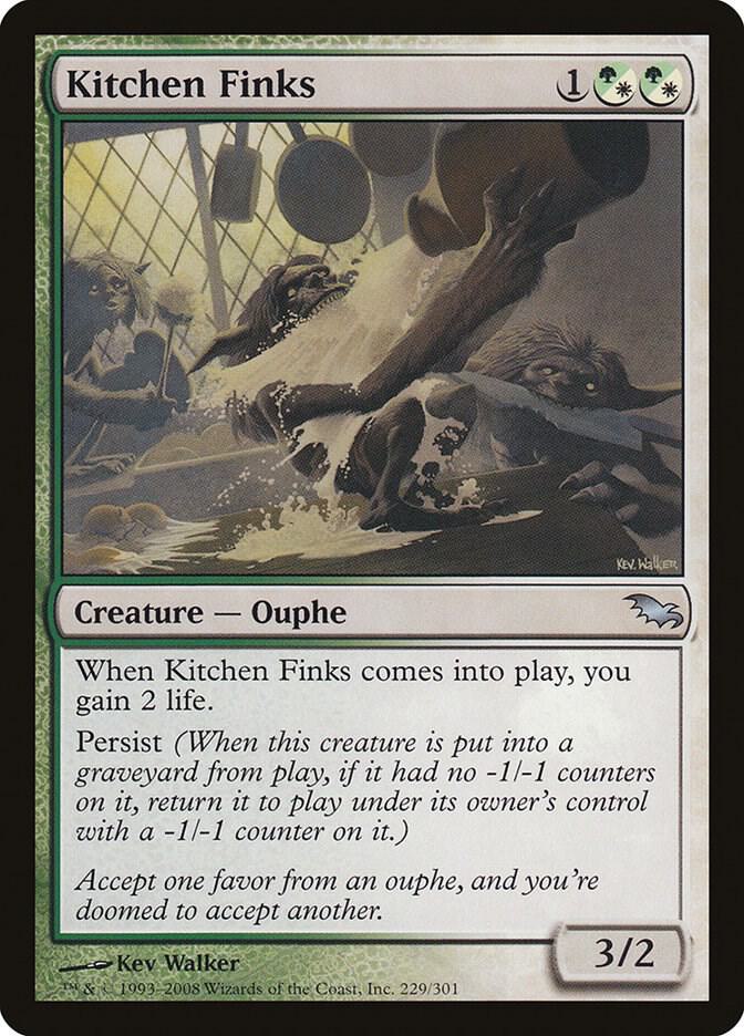 Kitchen Finks 229 card from Shadowmoor
