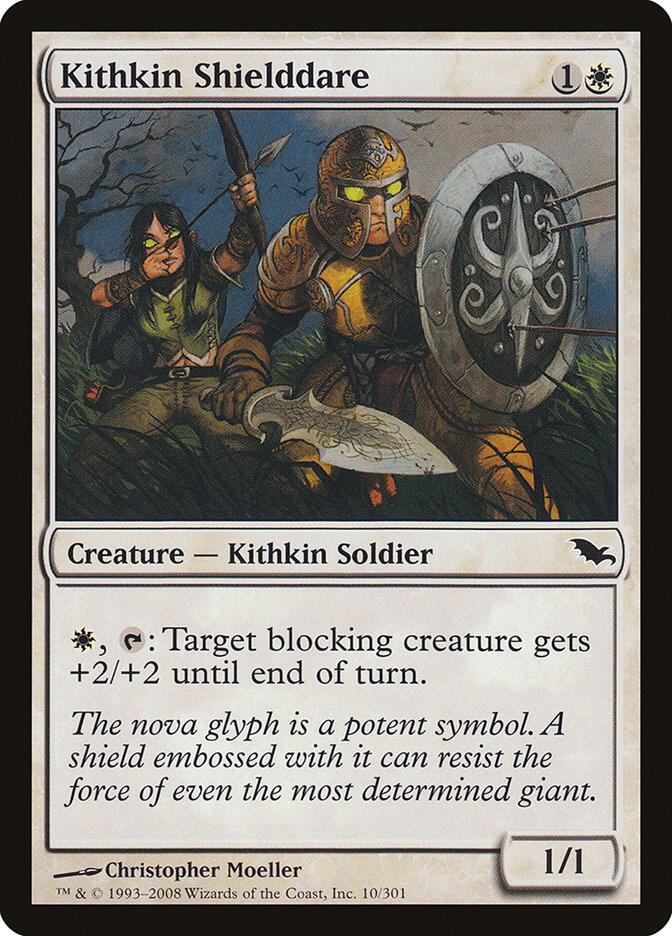 Kithkin Shielddare 10 card from Shadowmoor