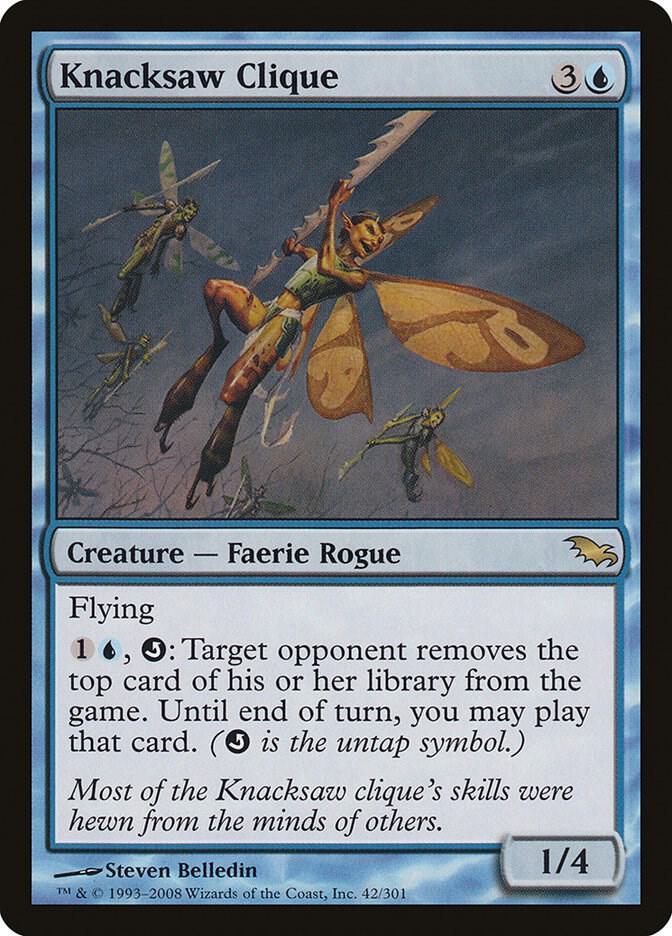 Knacksaw Clique 42 card from Shadowmoor