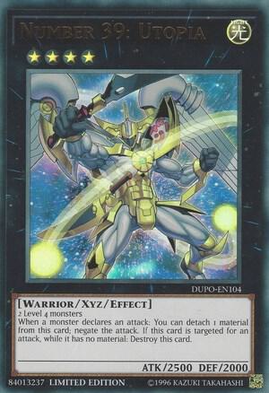 Number 39: Utopia DUPO-EN104 card from Duel Power